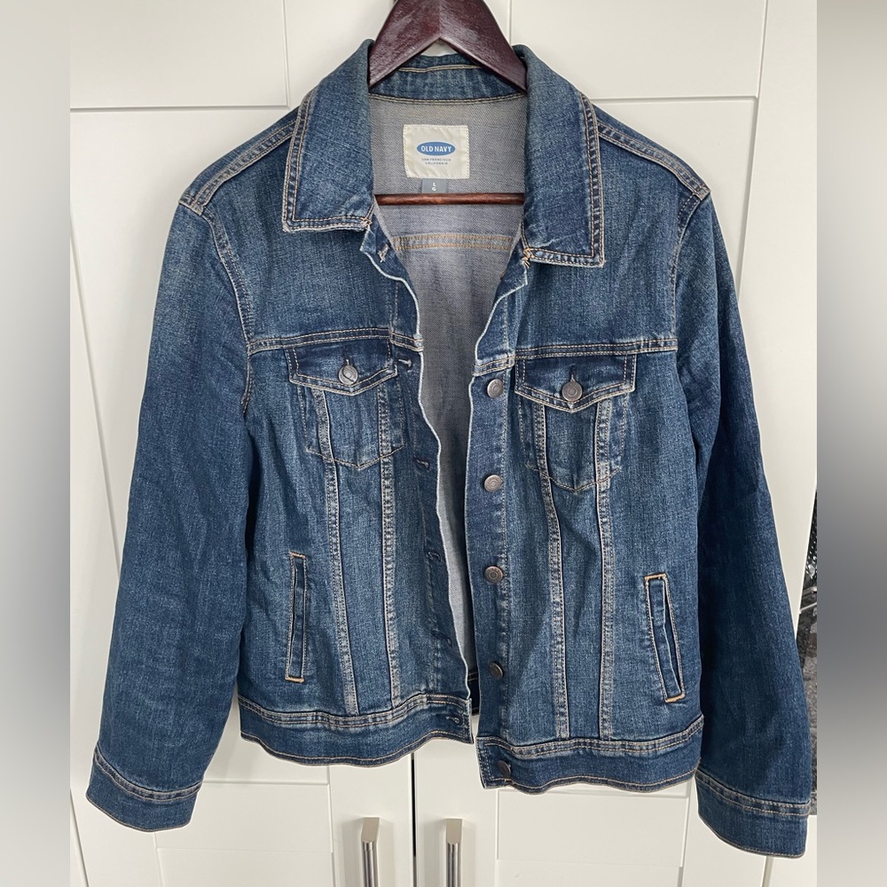 Classic denim jacket.